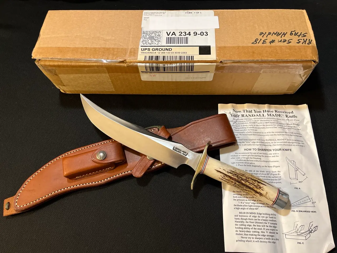 Randall RKS 4 Knife - Randall Knife Society - Rhett Stidham