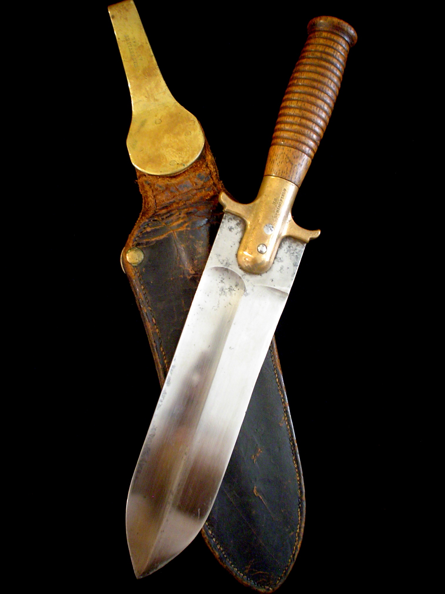 ID'd 1880 U.S. Springfield Armory Hunting Knife ...