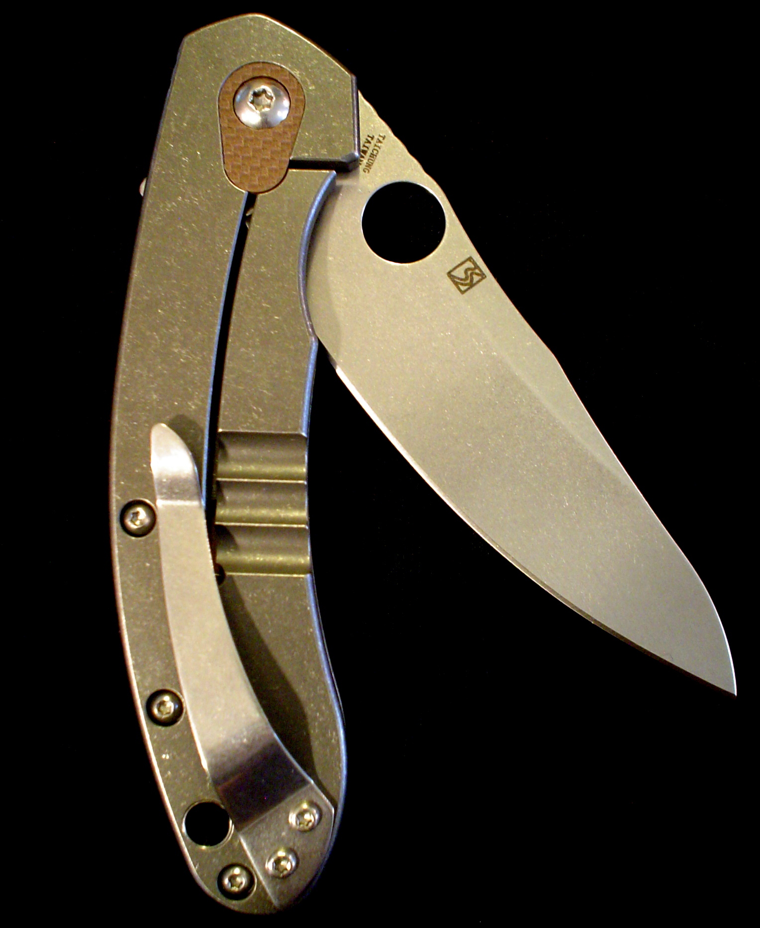 NEW in Box Spyderco C156GPBN Brad Southard Folder -C156 Knife -G10/TITANIUM  | St Croix Blades