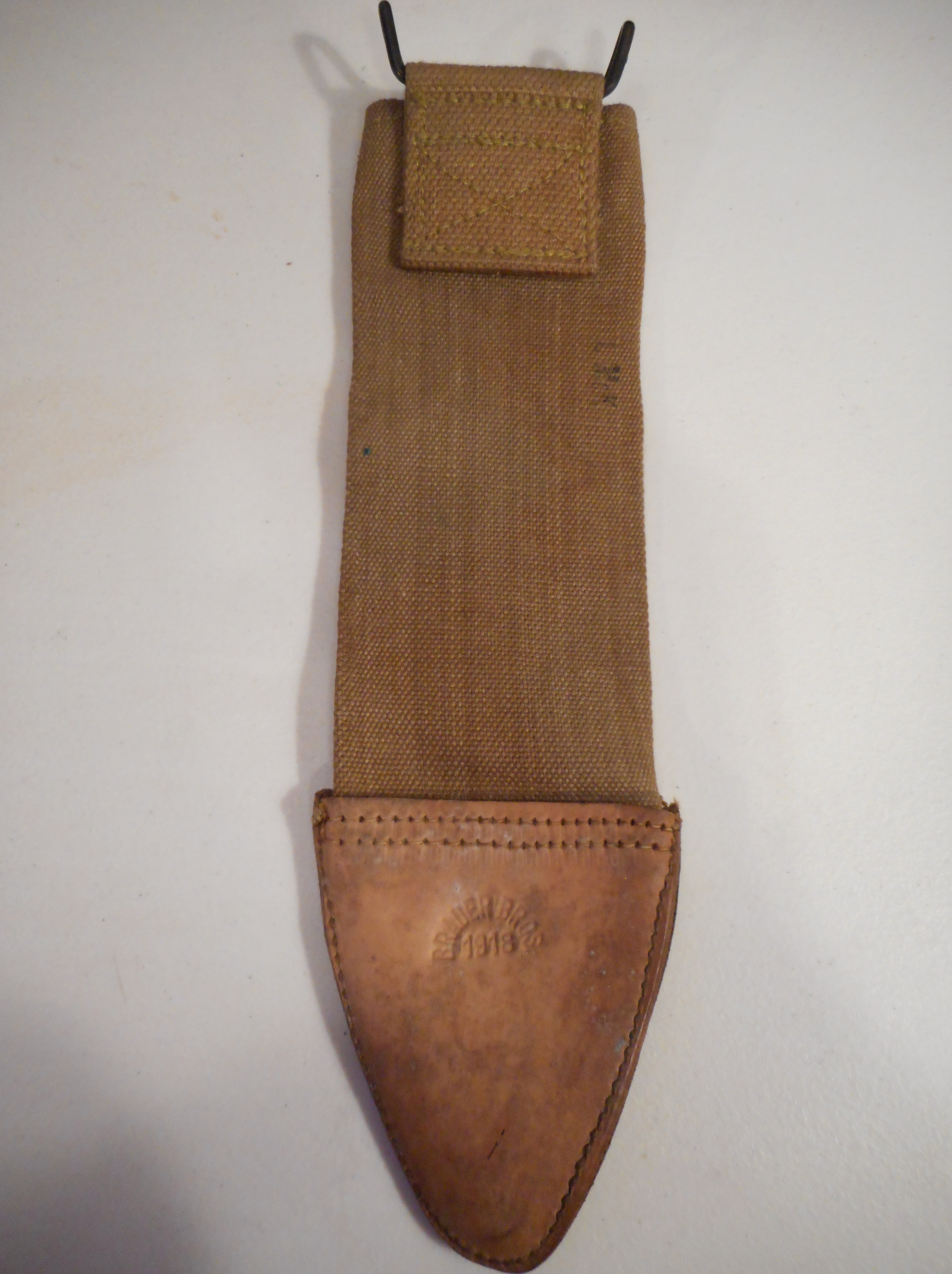 US WW1 1910 Springfield Bolo/Trench Knife CANVAS SCABBARD COVER -1917 ...