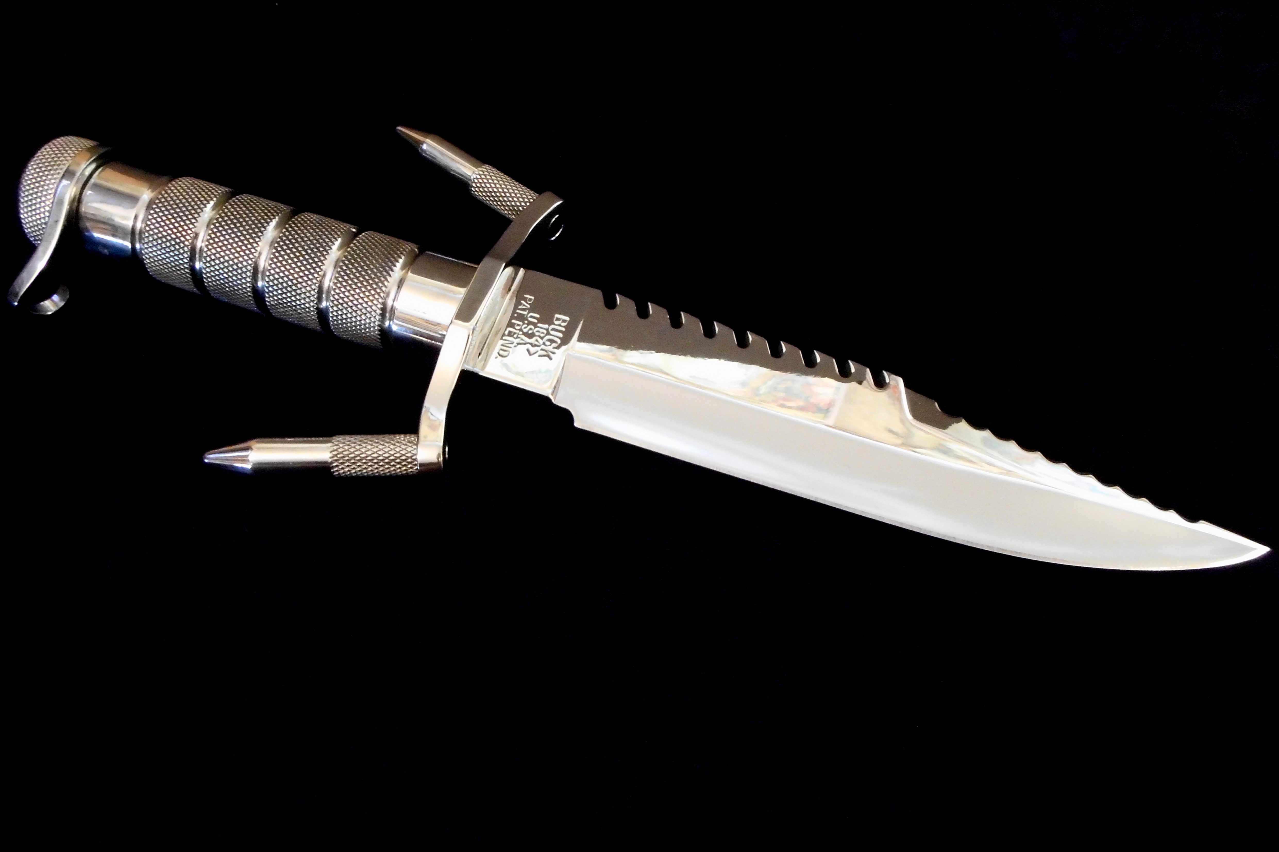 Rare Buck 184 CUSTOM Buckmaster Hybrid Knife -Collection/Chuck 