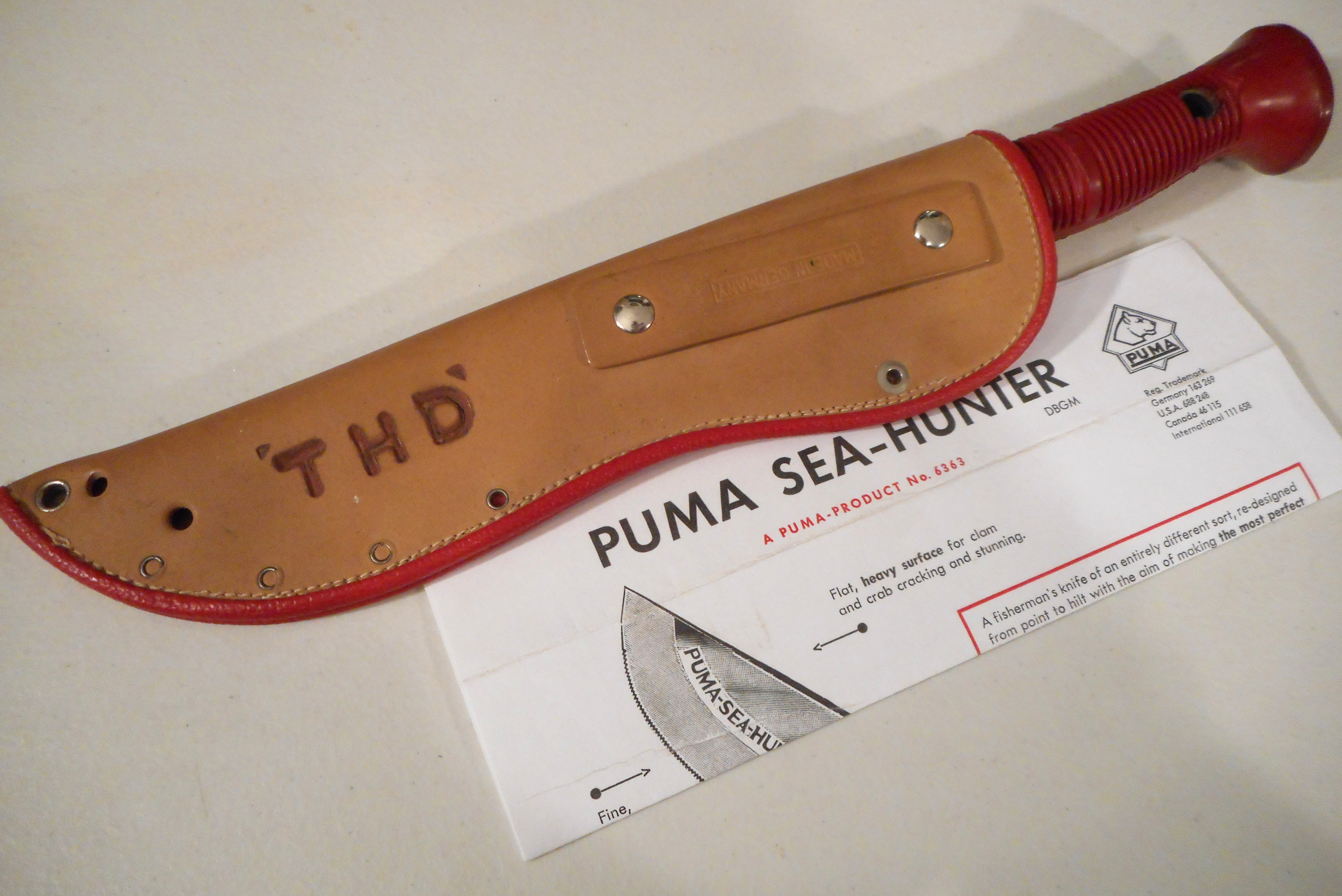 Pre-64 VINTAGE Puma ABERCROMBIE & FITCH 6363 Sea Hunter Knife 