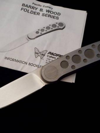 Pre-Benchmade PACIFIC CUTLERY 983 Barry Wood Folder -Old 