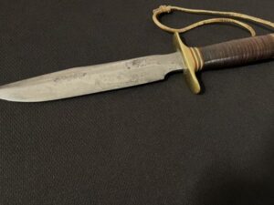 Randall WW2 Fighting Knife -Model 1 -Orlando Fla/Old/Antique Heiser Sheath-ID’d