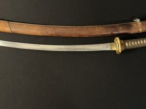 Antique Japanese Samurai Sword -OLD FAMILY BLADE -WW2 Army Officer -HORIMONO