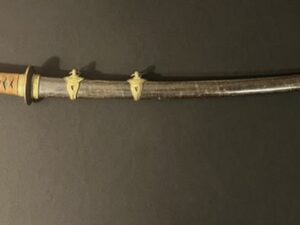 WWII Japanese Naval Sword -Gendaito/IJN Navy/Samurai/Antique Gendai/Sharkskin