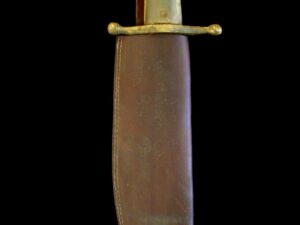 2ND MARINES PACIFIC THEATER MARKED—US WW2 Collins Green Horn V44 Fighting Knife