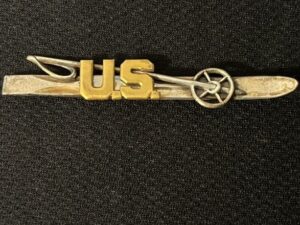 10th Mountain Division Pin -WWII -Beau STERLING SILVER -US Ski Troops Insignia