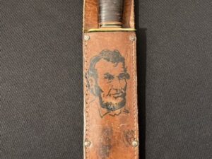 Marbles WW2 Fighting Knife -US -7” Ideal -ABRAHAM LINCOLN TRENCH ART -So Cool