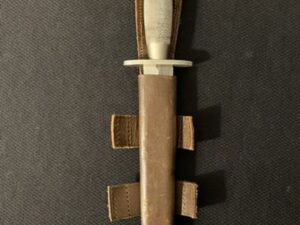 MINT 2nd Pattern Nickel-plated OFFICER MODEL WW2 Fairbairn Sykes Commando Knife