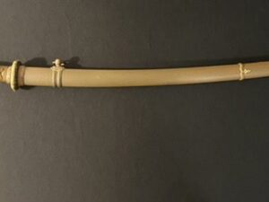 Water-tempered Army Gendai Sword -made with Tamahagane -WW2 w/Mon -FULL POLISH -th