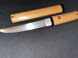 Japanese WWII Army Tanto Dagger -Old Antique WW2 Samurai Sword -Knife