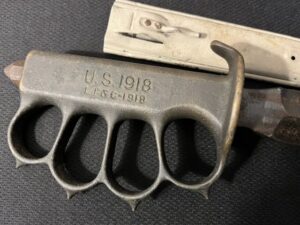 1918 US WWI/WWII LF&C Mark 1 Trench Knuckle Duster Knife -WW2 Airborne 1