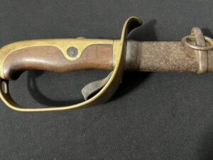 Japanese ca1892-1899 Type 25 Cavalry Sword -Brass -Antique/Old WW2 Samurai