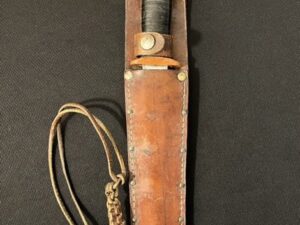 US WW2 Western L77 Stiletto Combat Knife w/RARE Hanger Sheath