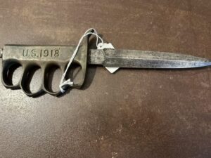 1918 US WW II AU LION Mk1 Trench Knife -Fighting/WW2/Knuckle Duster