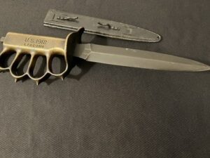 1918 US WWI/WW2 LF&C Mark 1 Trench Knuckle Duster Knife -WW2 Airborne