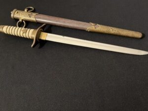 Japanese WW II Naval Dirk -IJN/WW2 Navy Dagger/Samurai Sword -Sharkskin
