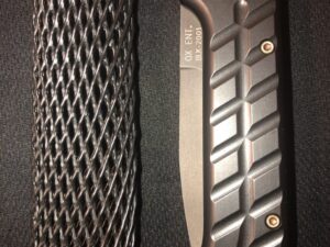 Charles Ochs - ‘The Black Knife’ -Ox Forge Enterprises Custom -Blk-2001 -lw