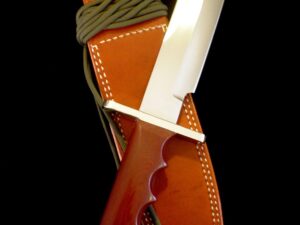 RARE Colin Cox Custom Model 25 Bowie Fighting Knife w/Sullivan Sheath -M25