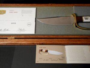 BUCK Custom FIRST SHOP D-Guard Bowie Knuckle Knife -yr 2008