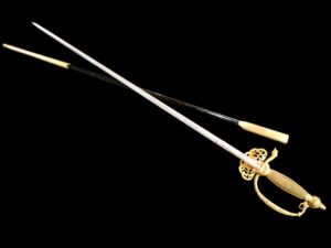 EMPEROR-APPOINTED CHOKUNIN RANK 5-7-5 Antique Japanese Meiji/WW2 Diplomatic Dress Sword