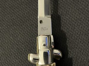 8 3/4” Italian Picklock Stiletto Knife -Auto -Stag Handle -Inox -db