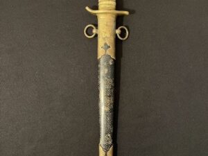 LARGE Japanese WW2 MIKASA BATTLESHIP Naval Dirk -Toshihide Dagger -Hideaki