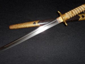 Rare—IMPERIAL HOUSEHOLD Dirk—Japanese WW II -Old/Antique Samurai Sword/Dagger