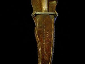 US WW2 NICHOLS Fighting Knife w/ALFRED CORNISH Sheath -Collection/Buffalo Nickel