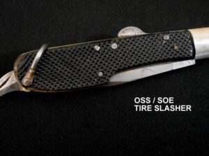 OSS SOE Tire Slasher Knife/WW II US/British Military -WW2 Clandestine -Latama