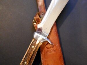 EXCEEDINGLY RARE!—Antique 1957 Puma YACHTSMAN -Old/Vtg Knife Collection/Stag