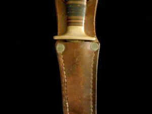 US WWII RICHTIG 4” Boot Fighting Knife -F J R Clarkson Neb/Old WW2/FJR