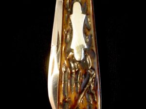 RARE CONDITION Antique ROBESON Jack Knife -Old/Vtg Collection/WORM GROOVE BONE