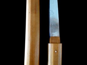 RARE Antique Japanese Samurai Tanto Sword -Old Dagger w/150 KANJI/CHARACTERS