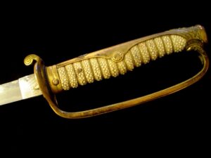 Russo-Japanese Kyu-Gunto WW2 Army Officer Samurai Sword -Antique/Old w/Mon