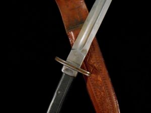 Antique US WW2 San Antonio Iron Works Patton Sword Blade Fighting Knife