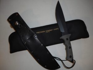 LIMITED EDITION—TREEMAN Combat Knife -1 OF 50 MADE OF THIS MODEL -Mosher Sheath
