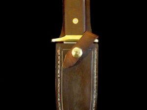 Rare Steve VOORHIS Custom LOVELESS Style Fighting Knife -Double-edged Fighter