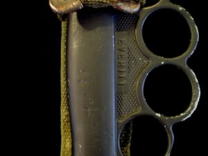 US WW2 Theater KNUCKLE Fighting Knife -Old/Vtg Military Combat Collection