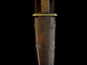 Rare Wood Handle US WW2 Kennedy Bros Arms/Moore Fighting Knife -St Paul -Combat