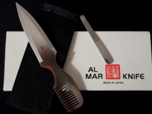 Vintage NEW IN BOX Al Mar 7003 Wild Hair Comb Dagger -Knife/Old Collection/Japan