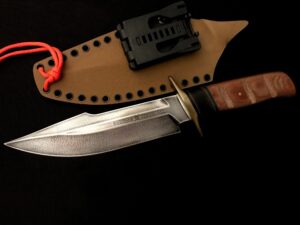 BEHRING MADE TECHNICAL Knife -Custom LIGHTNING Fighter -Montana -Collection