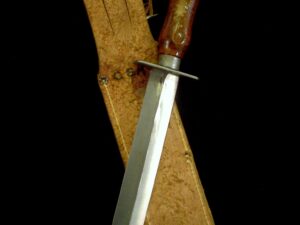 Vtg US WW2 Ben Rocklin Sticker -Antique Fighting Knife -Old Military Collection -Dagger/File