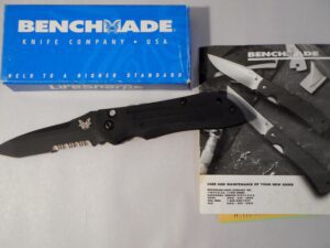 VINTAGE Benchmade 9100 Stryker Knife -NEW IN BOX -154CM/Tanto - USA