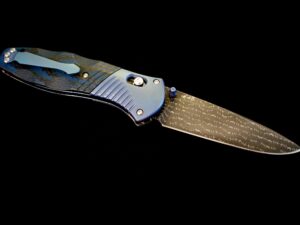 GOLD CLASS Benchmade 581-131 Barrage Collection Knife -Assisted Open -DAMASCUS