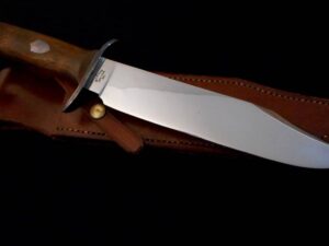BILL MORAN Custom Bowie Knife -W F Lime Kiln Md -Rare Collection -Antique/SILVER