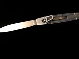 VINTAGE German BONSA Stainless Handle AUTO Lever Lock Knife/db