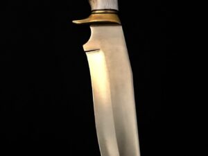 BUCK Custom Shop 909 Mountain Bowie Knife -STAG Handle -w/Custom Sheath/USA