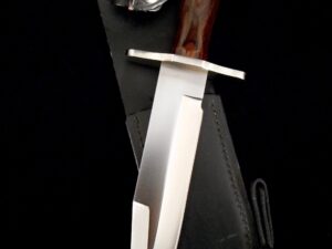 Vtg 1980s BUCK CUSTOM SHOP Model 908 Fighting Knife -Buckmaster Style Blade